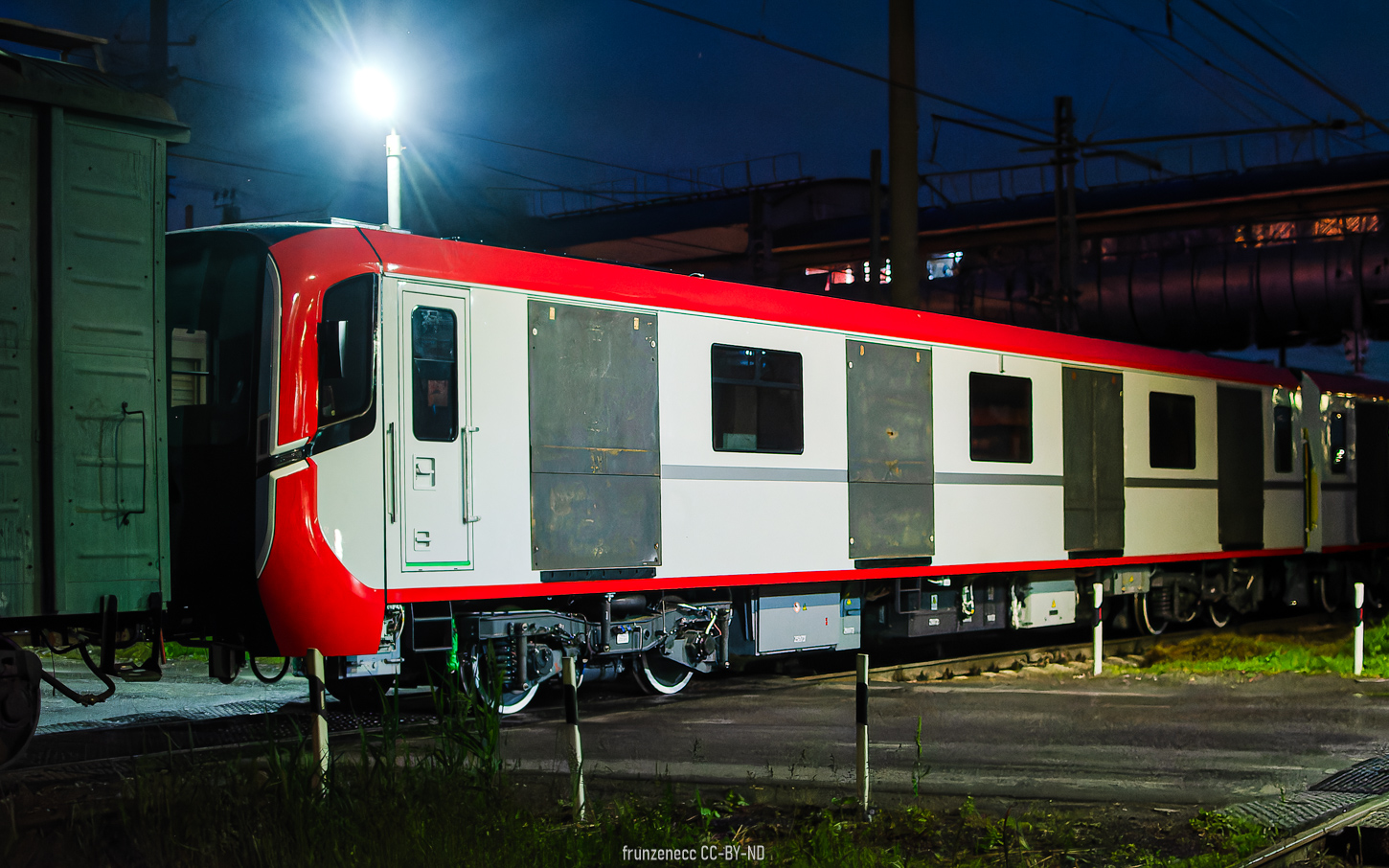 Санкт-Петербург, 81-725.1  «Балтиец» № 25072; Санкт-Петербург — Метрополитен — Перегонка вагонов метро по ж/д