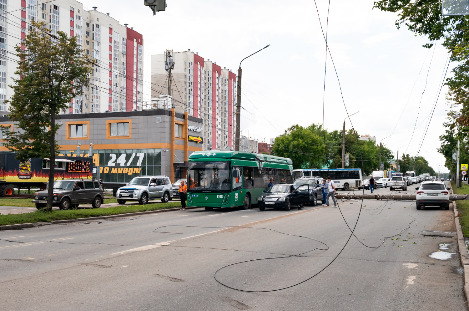 Ufa — Incidents; Ufa — Trolleybus network — North