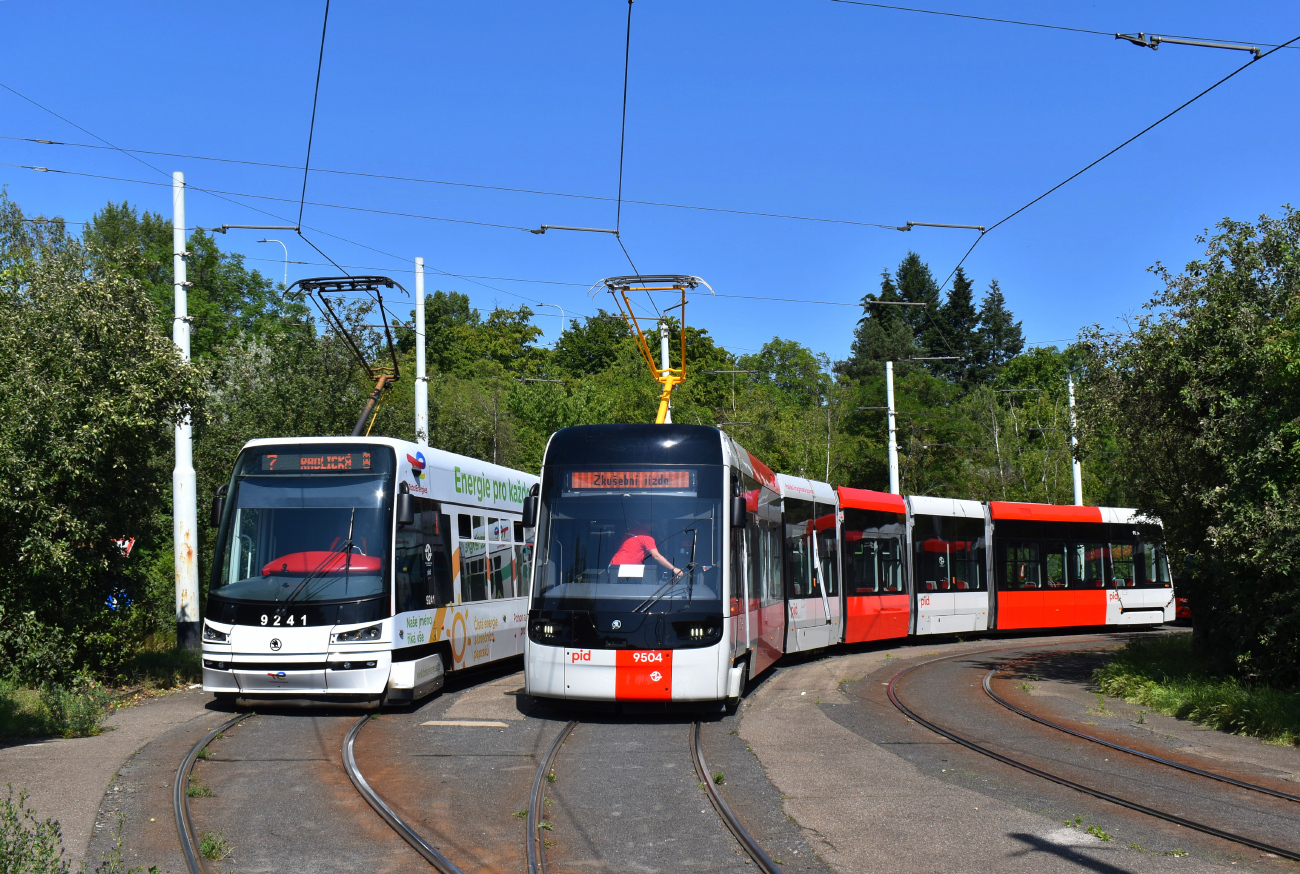 Прага, Škoda 52T ForCity Plus № 9504