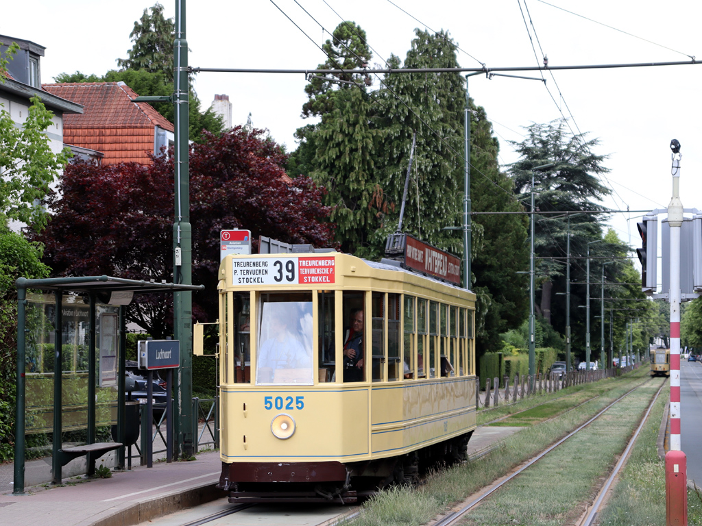 Брюссель, MIVB/STIB Series 5000 № 5025; Брюссель — 100 лет линии 39 (15/06/2025)