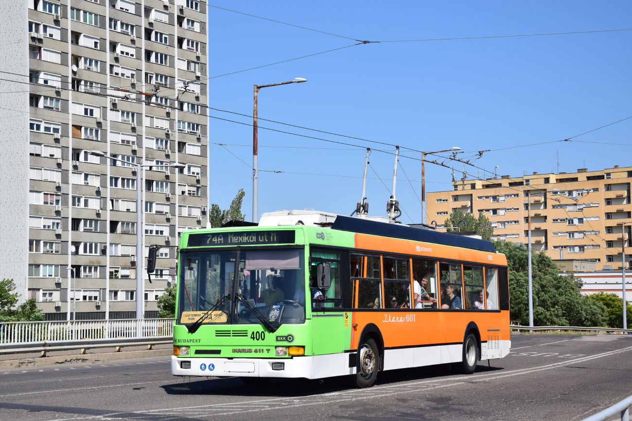 Будапешт, Ikarus 411T № 400