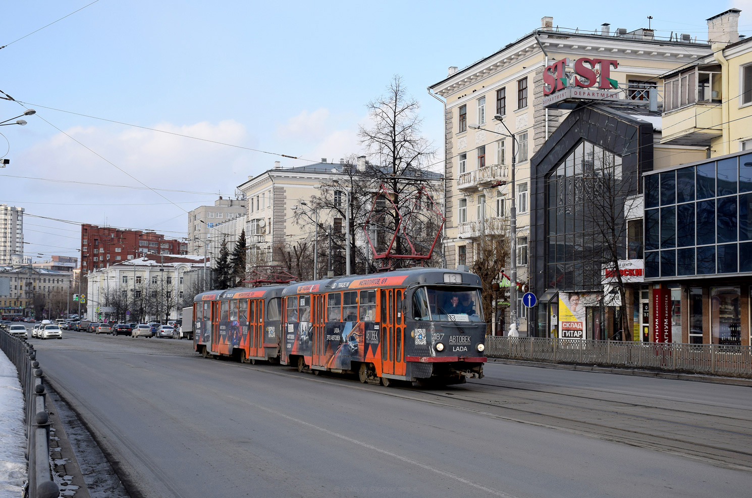 Екатеринбург, Tatra T3SU № 187