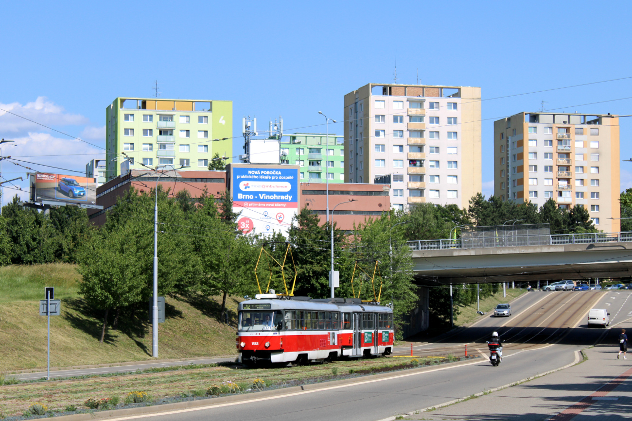 Brno, Tatra T3P № 1583