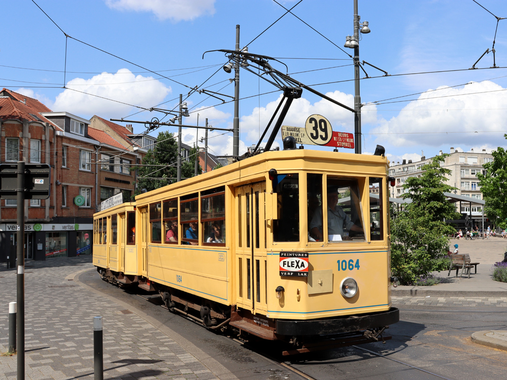 Брюссель, T. B. Standard моторный № 1064; Брюссель — 100 лет линии 39 (15/06/2025)