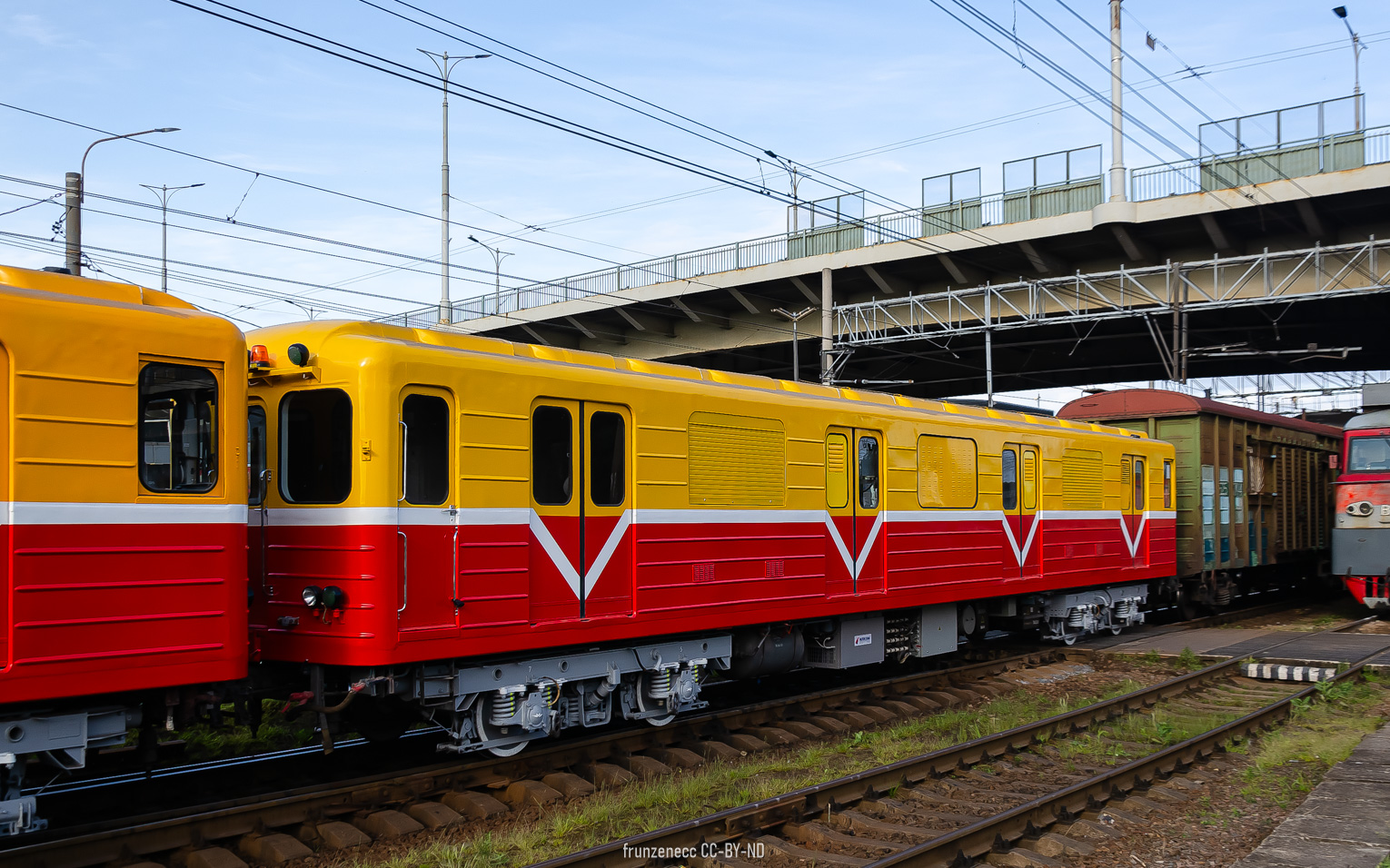 Санкт-Петербург, 81-581 № ЭКА-004; Санкт-Петербург — Метрополитен — Перегонка вагонов метро по ж/д