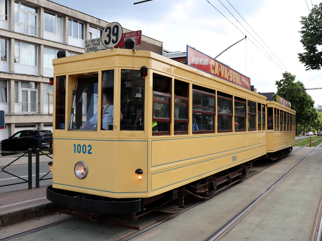 Brussels, T. B. Standard motor car № 1002; Brussels — 100 years of the line 39 (15/06/2025)