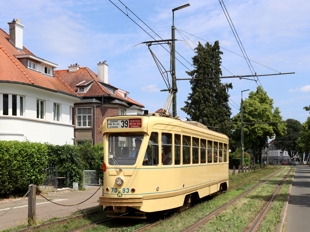 Брюссель, BN PCC серия 7000 № 7093; Брюссель — 100 лет линии 39 (15/06/2025)