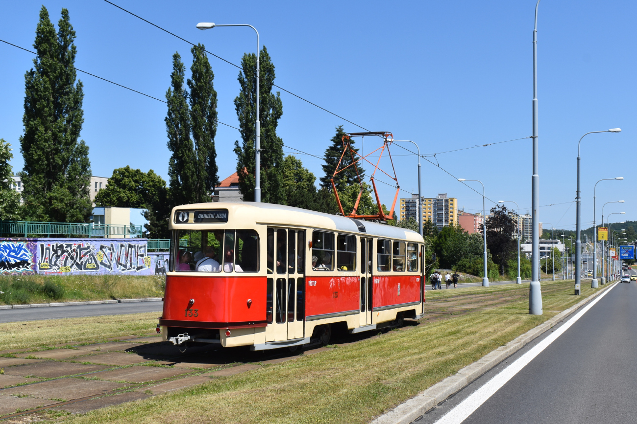 Пльзень, Tatra T2R № 133; Пльзень — Празднование истории трамвайного транспорта — прощание с трамваями K3R-NT и T3R-P, 70 лет эксплуатации трамваев T1 и 65 лет эксплуатации трамваев T2