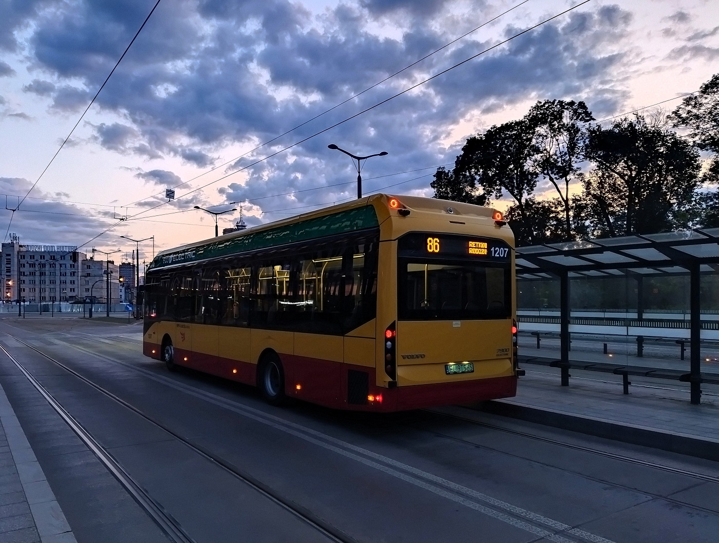 Лодзь, Volvo 7900E № 1207