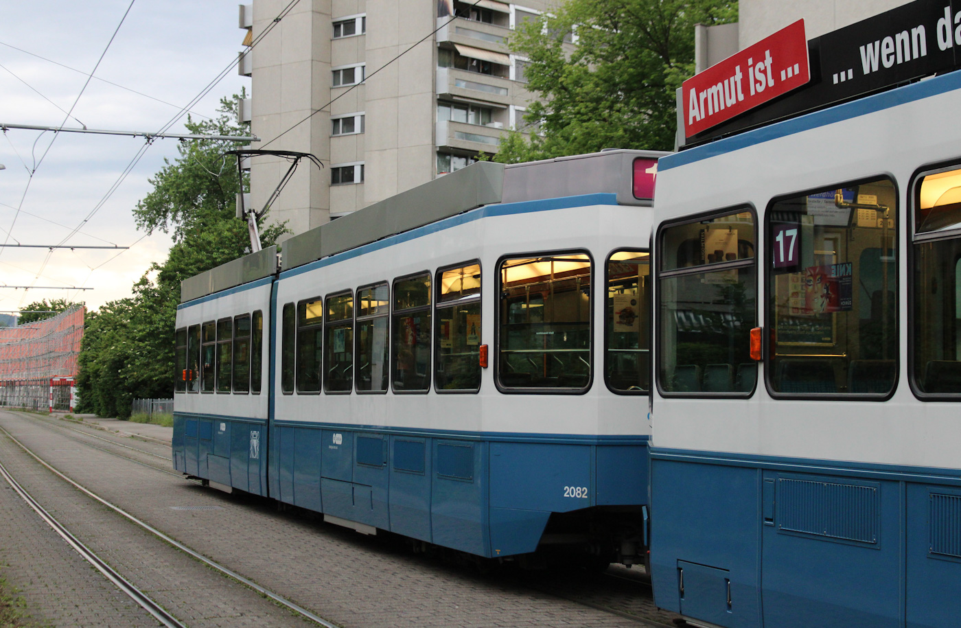 Цюрих, SWP/SIG/BBC Be 4/6 "Tram 2000" № 2082