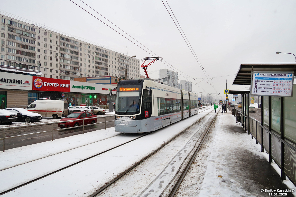 Москва, 71-414 (Pesa Fokstrot) № 3560; Москва — Остановочные таблички и табло