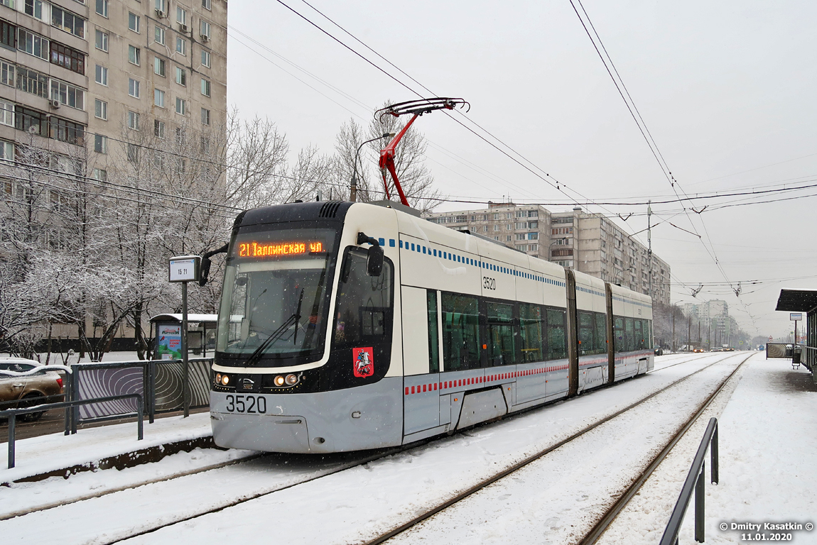 Москва, 71-414 (Pesa Fokstrot) № 3520