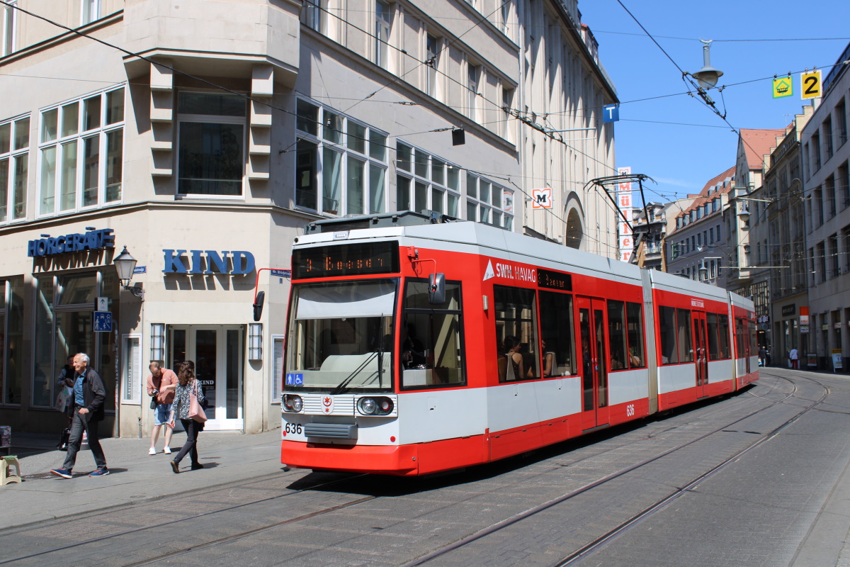 Галле, Duewag MGT6D № 636