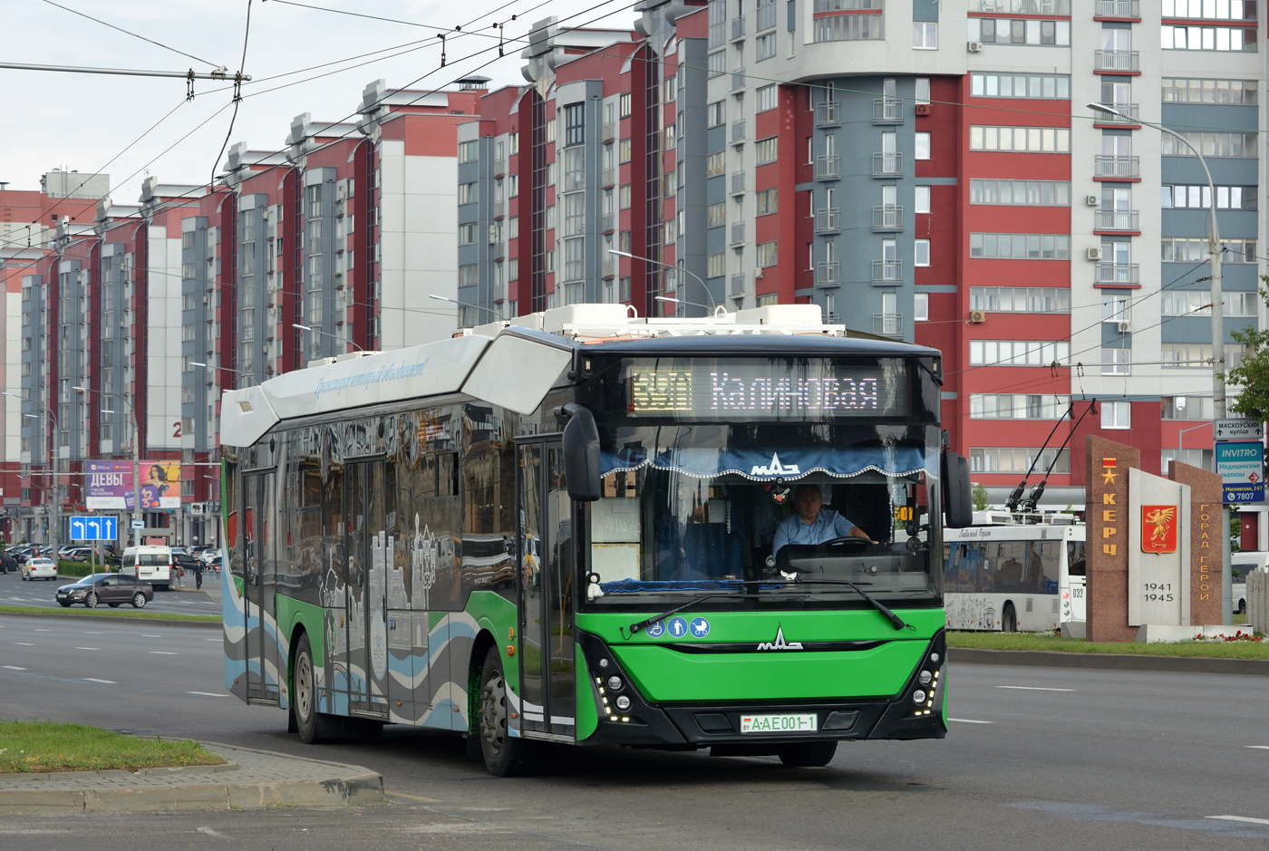 Брест, МАЗ-303Е10 № 160