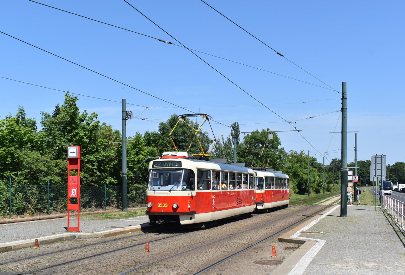 Прага, Tatra T3R.P № 8533