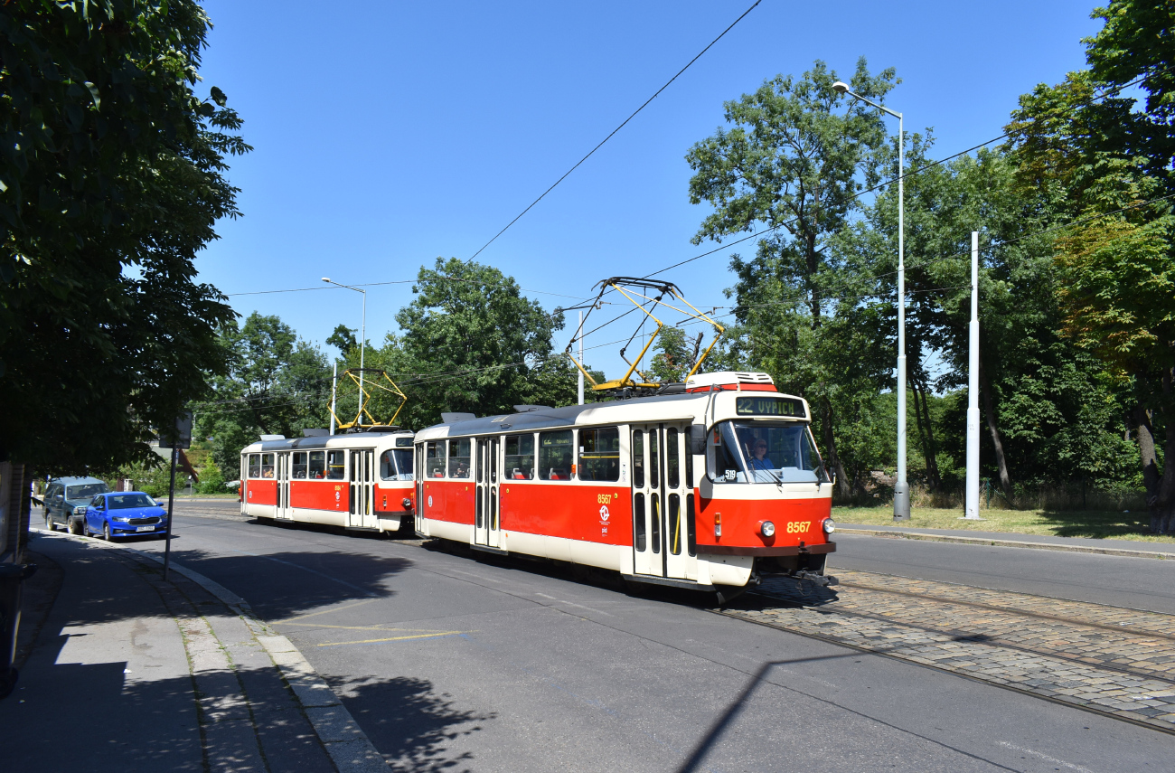 Прага, Tatra T3R.P № 8567