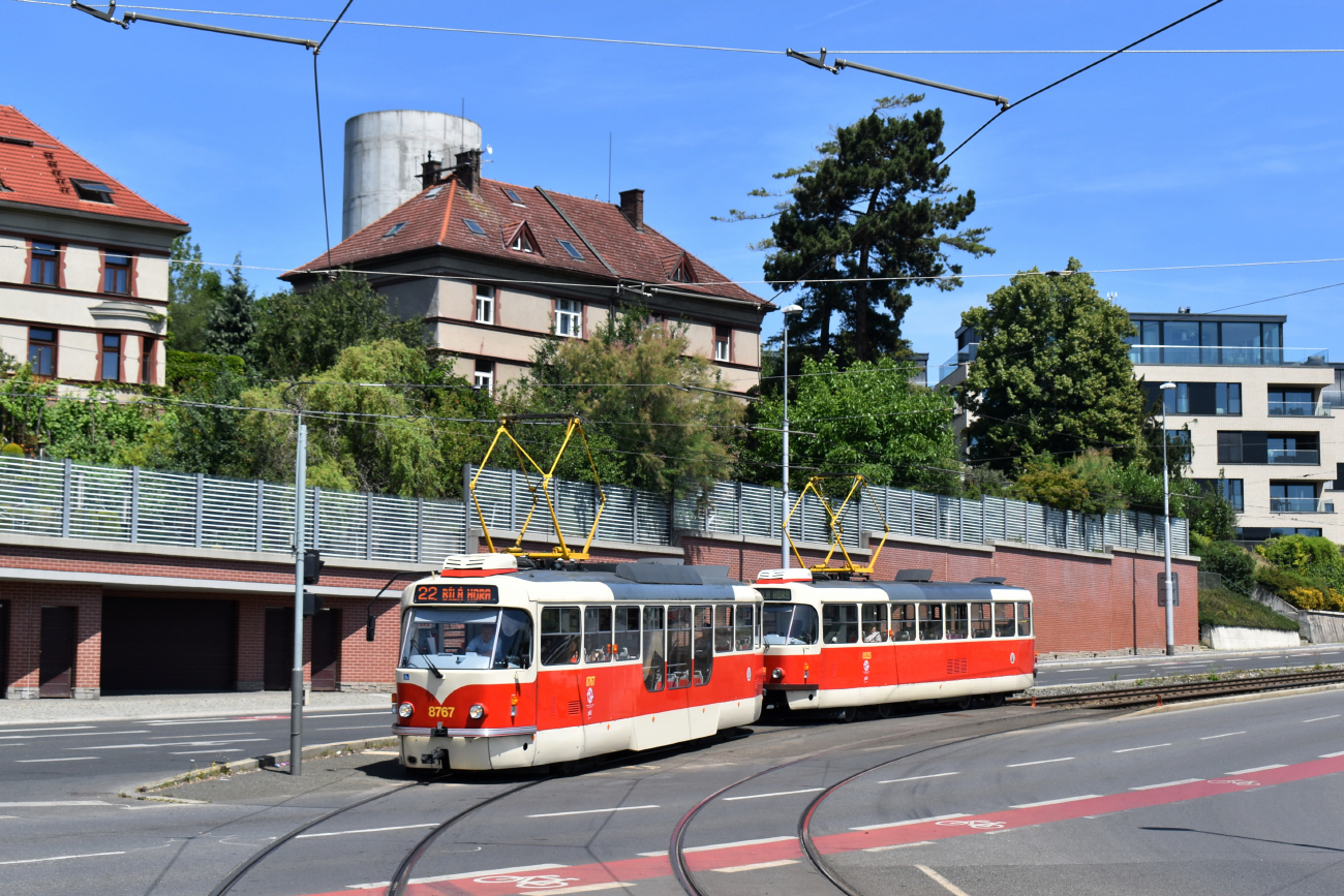 Прага, Tatra T3R.PLF № 8767