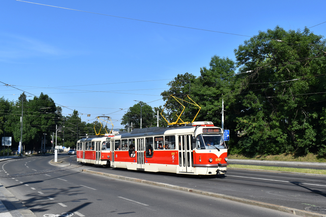 Прага, Tatra T3R.PLF № 8767