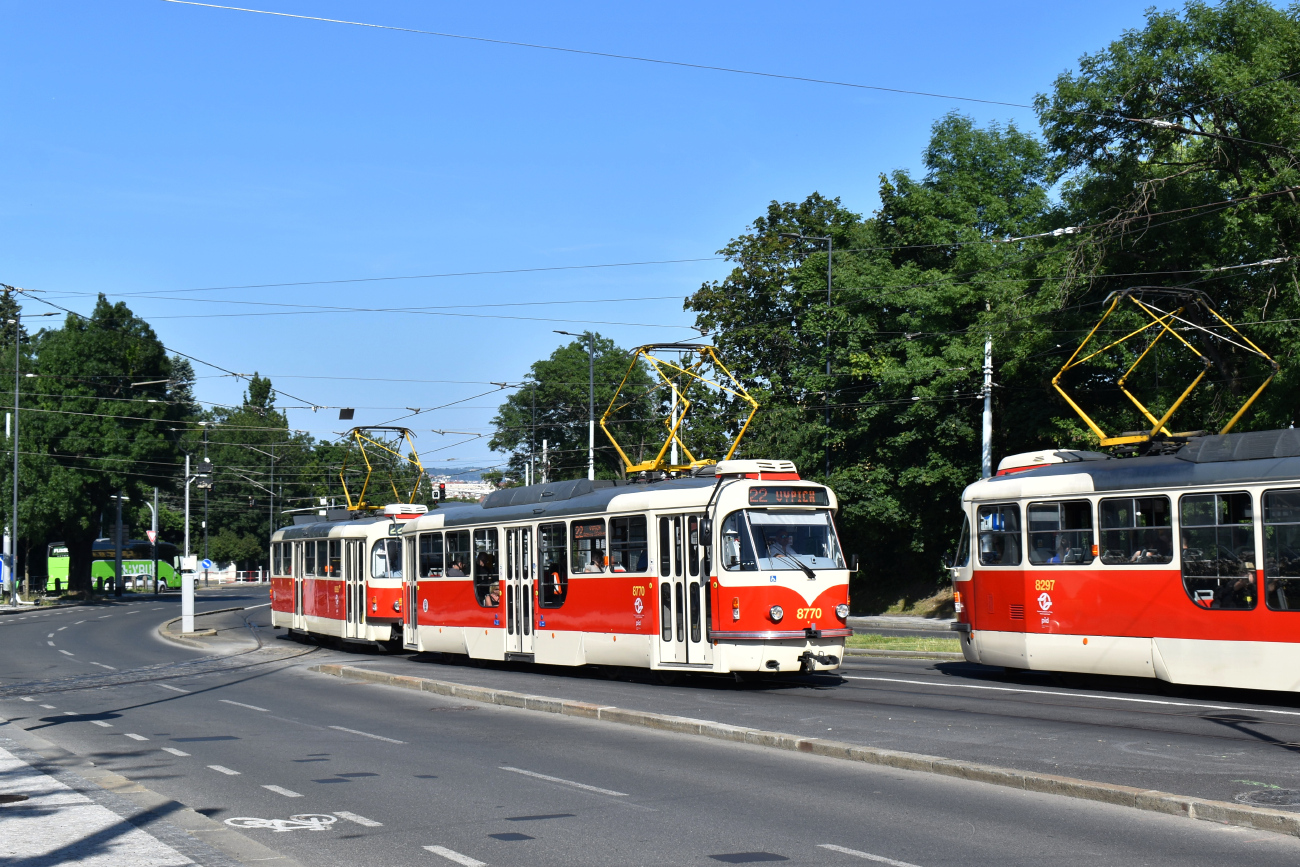 Прага, Tatra T3R.PLF № 8770