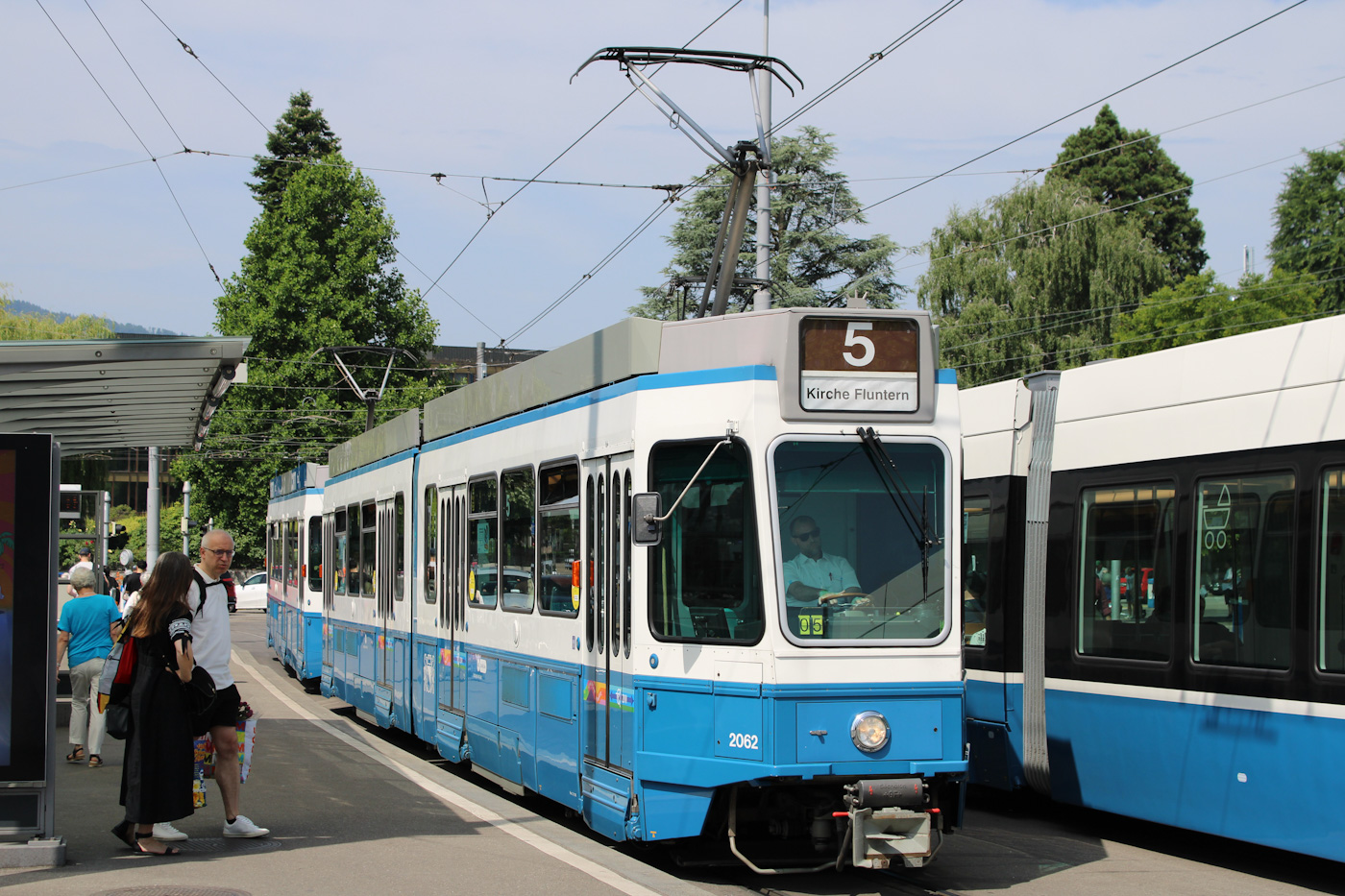 Цюрих, SWP/SIG/BBC Be 4/6 "Tram 2000" № 2062
