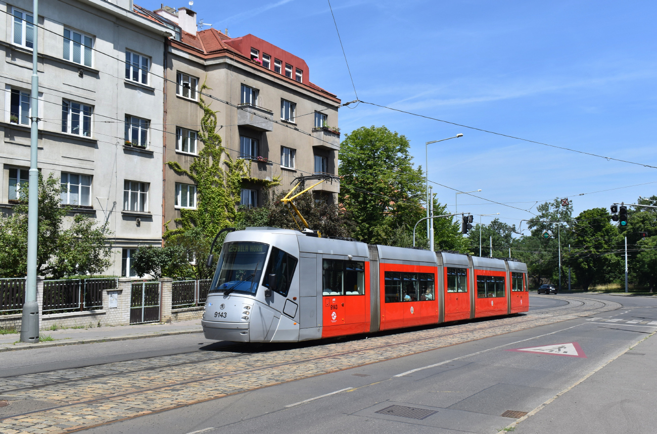 Прага, Škoda 14T Elektra № 9143