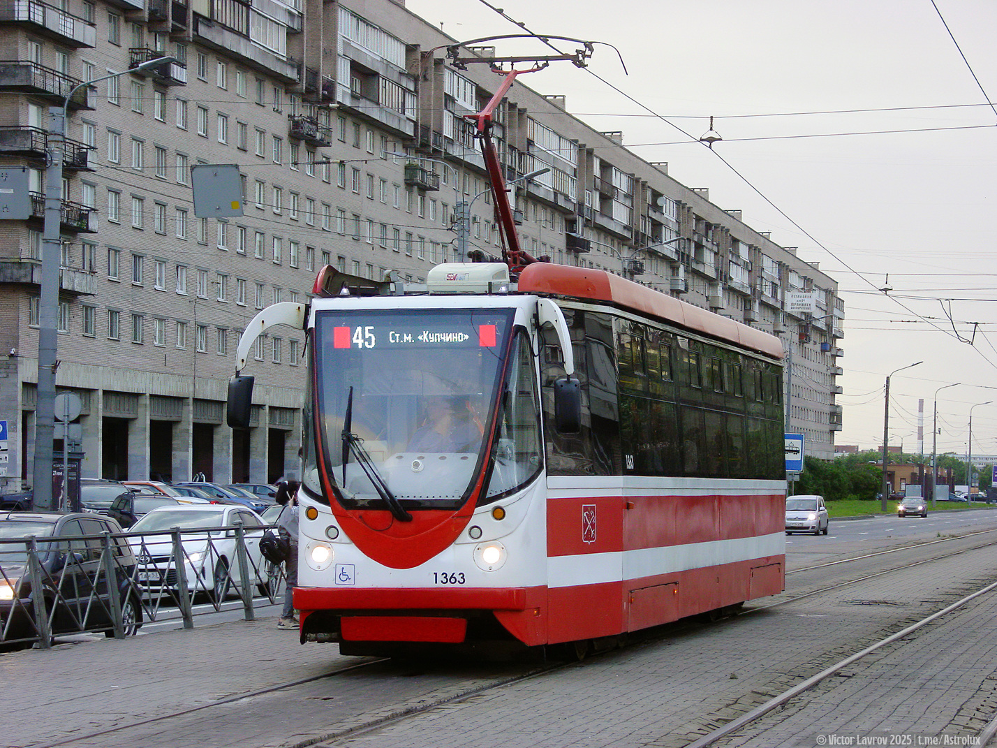 Санкт-Петербург, 71-134А (ЛМ-99АВН) № 1363; Экспериментальная фототехника