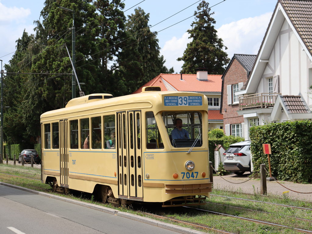 Brussels, BN PCC series 7000 № 7047; Brussels — 100 years of the line 39 (15/06/2025)