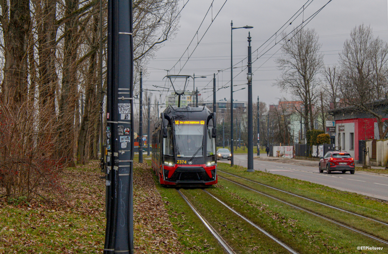 Łódź, Modertrans Moderus Gamma LF 06 AC Nr. 2374