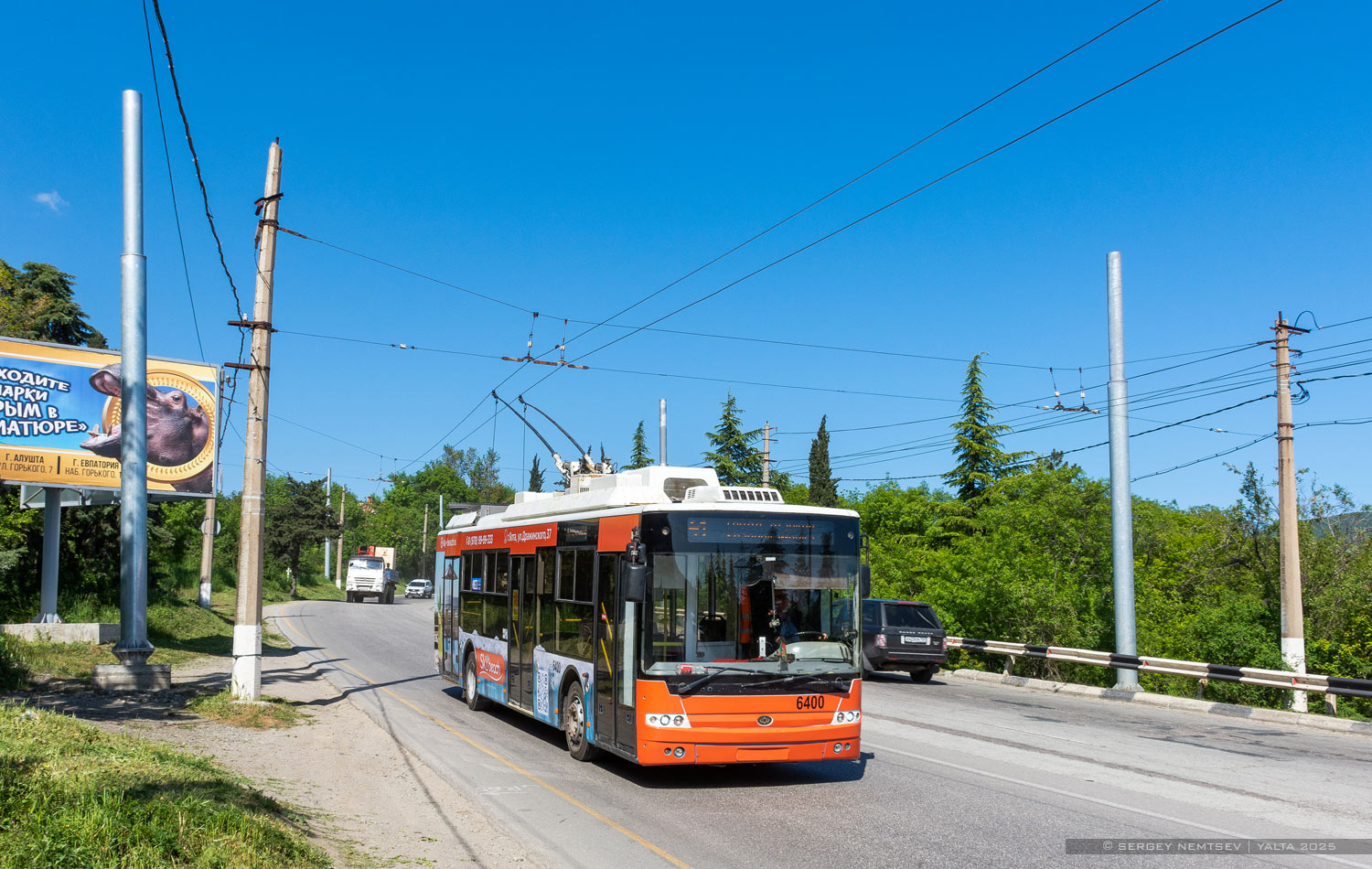 Крымский троллейбус, Богдан Т70115 № 6400