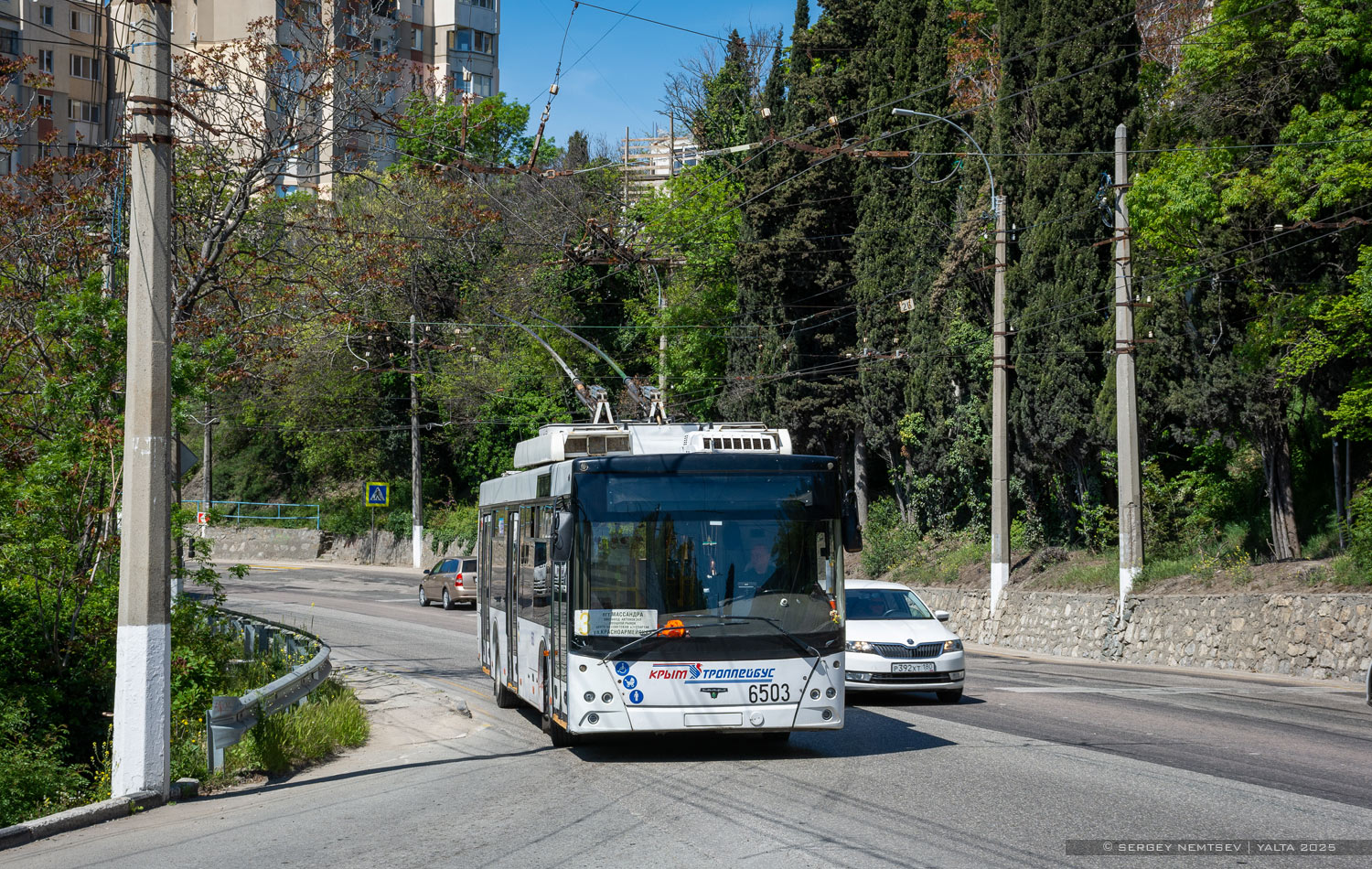 Крымский троллейбус, СВАРЗ-МАЗ-6275 № 6503