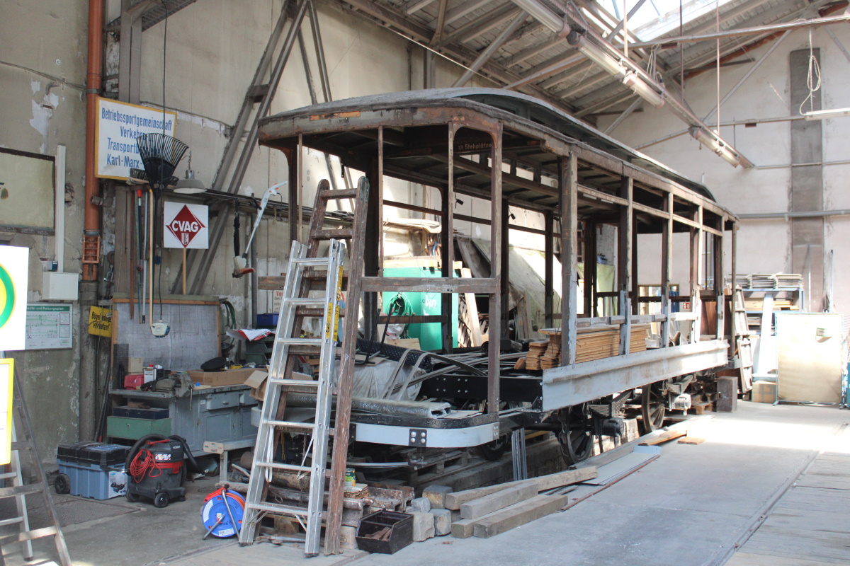 Хемниц, Двухосный прицепной Christoph & Unmack № 543