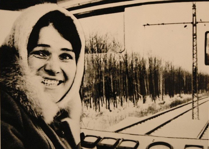 Старый Оскол, 71-605 (КТМ-5М3) № 1; Старый Оскол — Исторические фотографии [1976-2003]; Старый Оскол — Обкатка первой очереди скоростного трамвая — 6 ноября 1980 года; Старый Оскол — Салонные фотографии