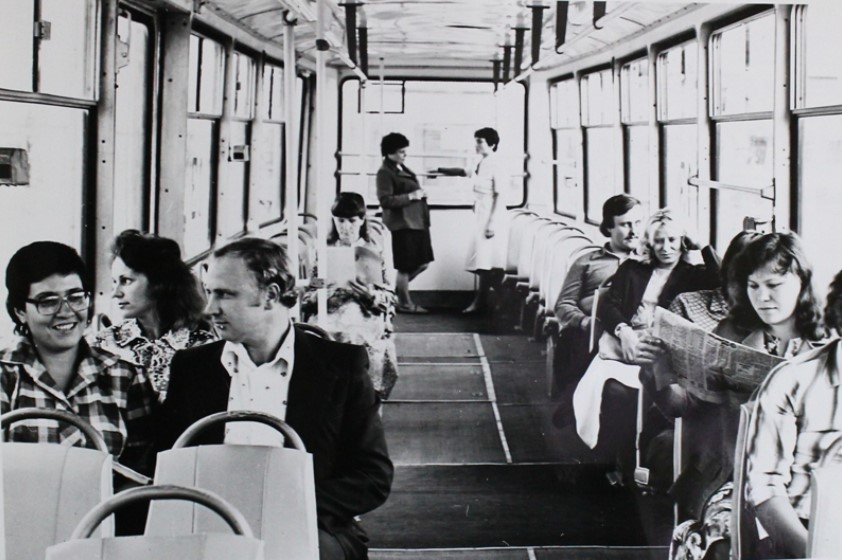 Старый Оскол, 71-605 (КТМ-5М3) № 48; Старый Оскол — Исторические фотографии [1976-2003]; Старый Оскол — Салонные фотографии