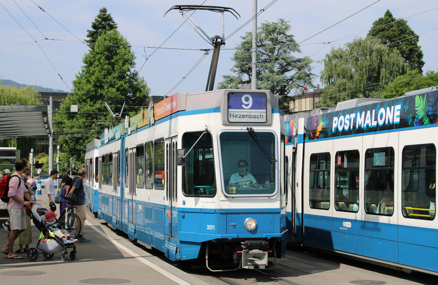 Zurich, SWP/SIG/BBC Be 4/6 "Tram 2000" Br. 2071