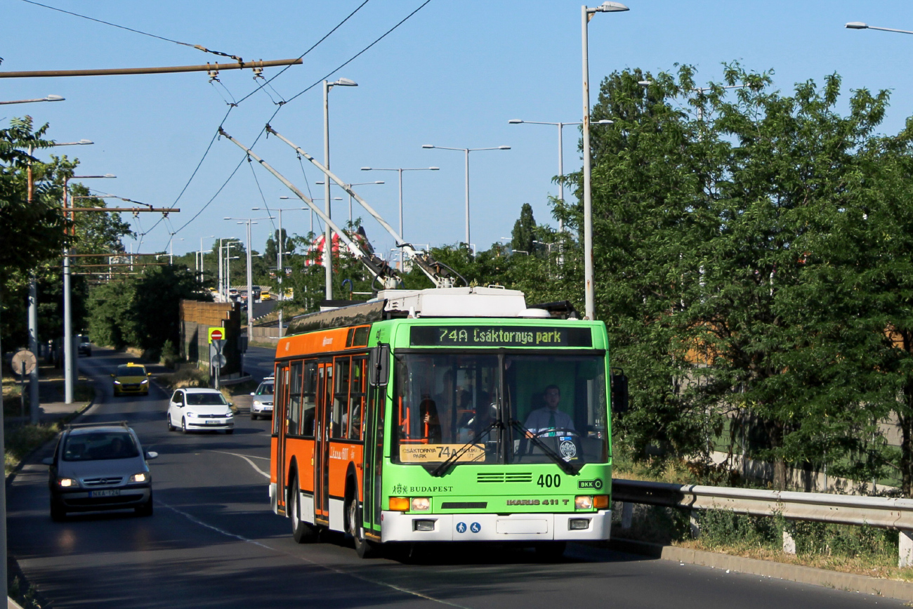 Будапешт, Ikarus 411T № 400