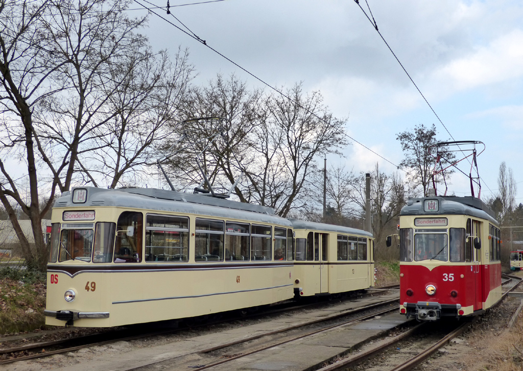 Франкфурт-на-Одере, Gotha T57 № 35; Франкфурт-на-Одере, Gotha T2-62 № 49