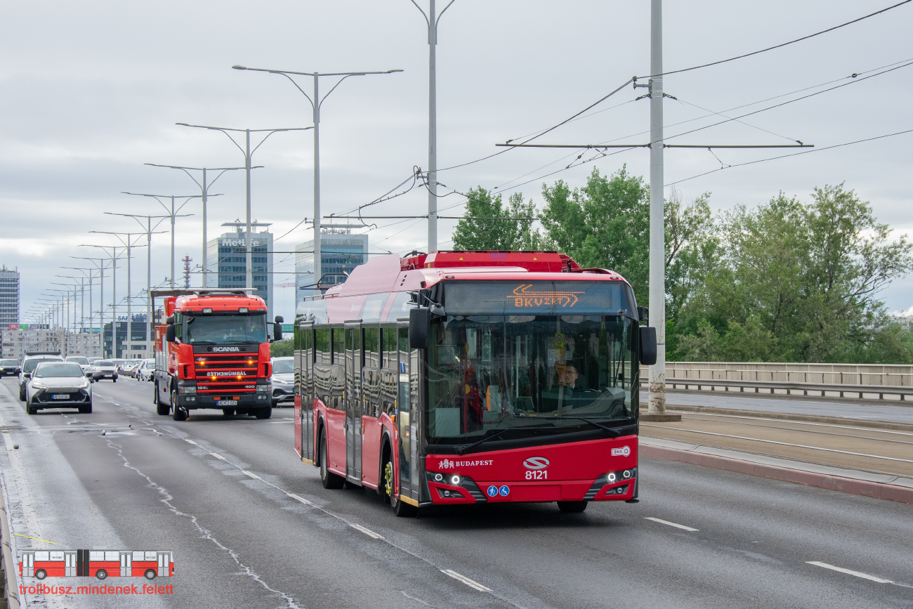 Будапешт, Solaris Trollino IV 12 Škoda № 8121