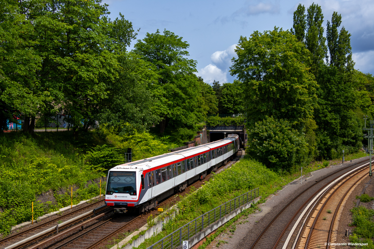 Гамбург, HHA DT4.2 № 135; Гамбург — U-Bahn — Линия U3
