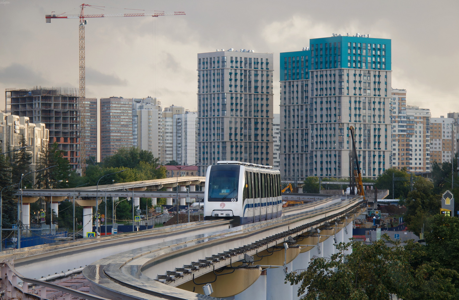 Москва, ЭПС № 03; Москва — Закрытие движения Московского монорельса 26 — 27 июня 2025