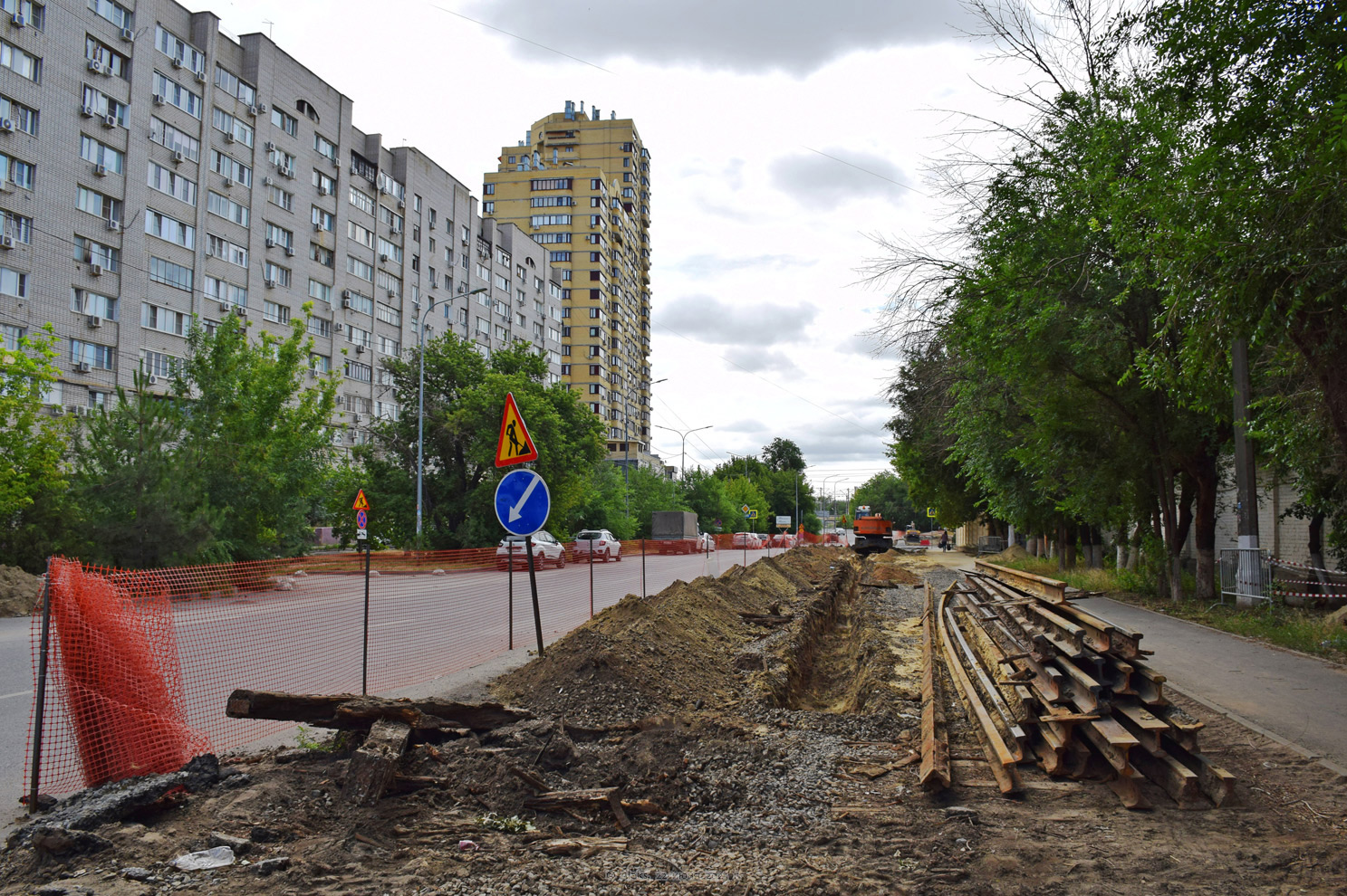 Volgograd — Reconstructions; Volgograd — Tram lines: [2] Second depot — Center
