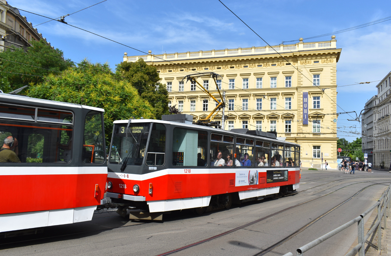 Брно, Tatra T6A5 № 1218