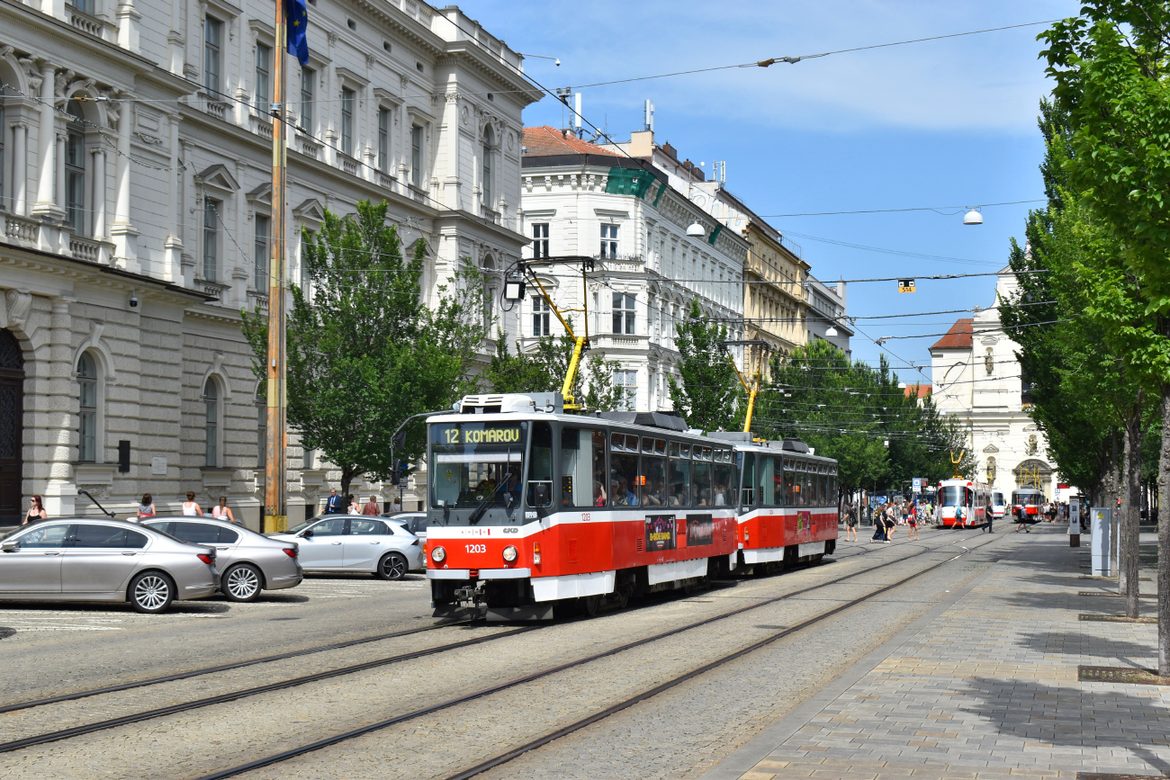 Brno, Tatra T6A5 nr. 1203