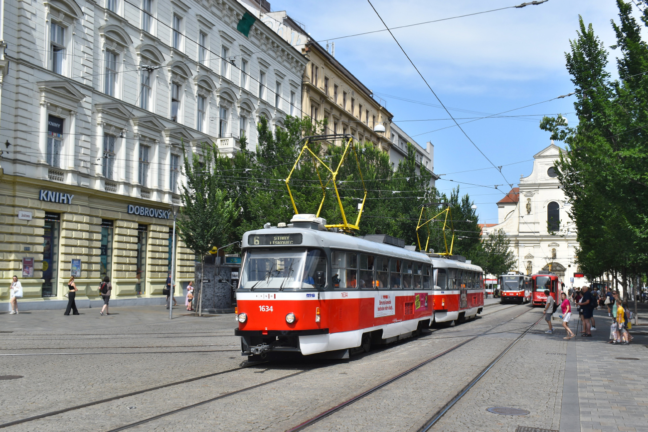 Брно, Tatra T3G № 1634
