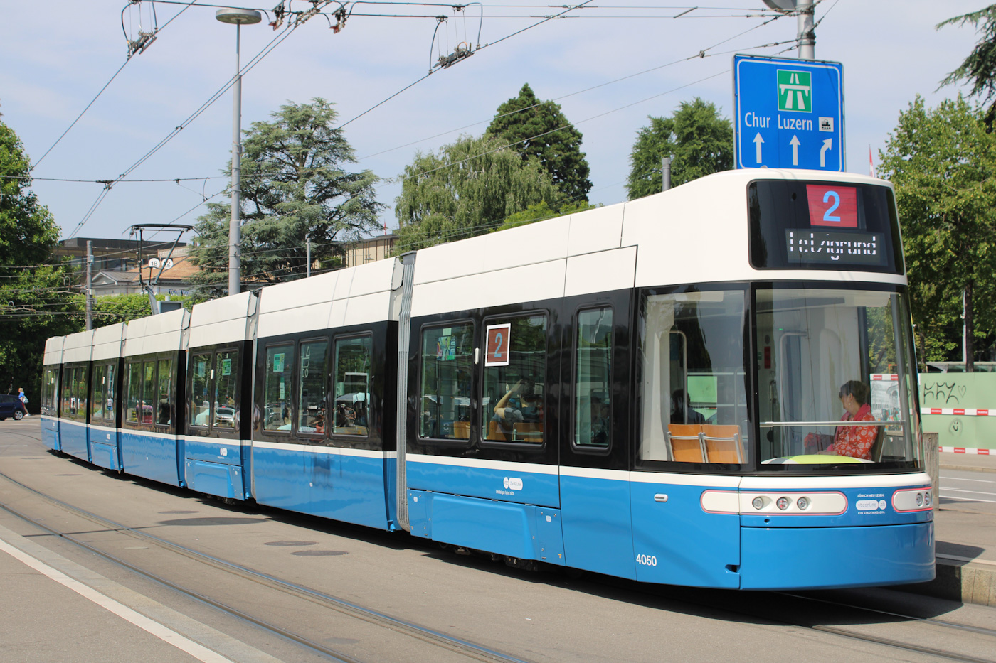 Цюрих, Alstom Flexity Zürich № 4050