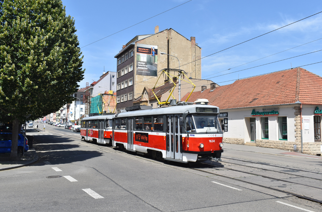 Брно, Tatra T3G № 1634