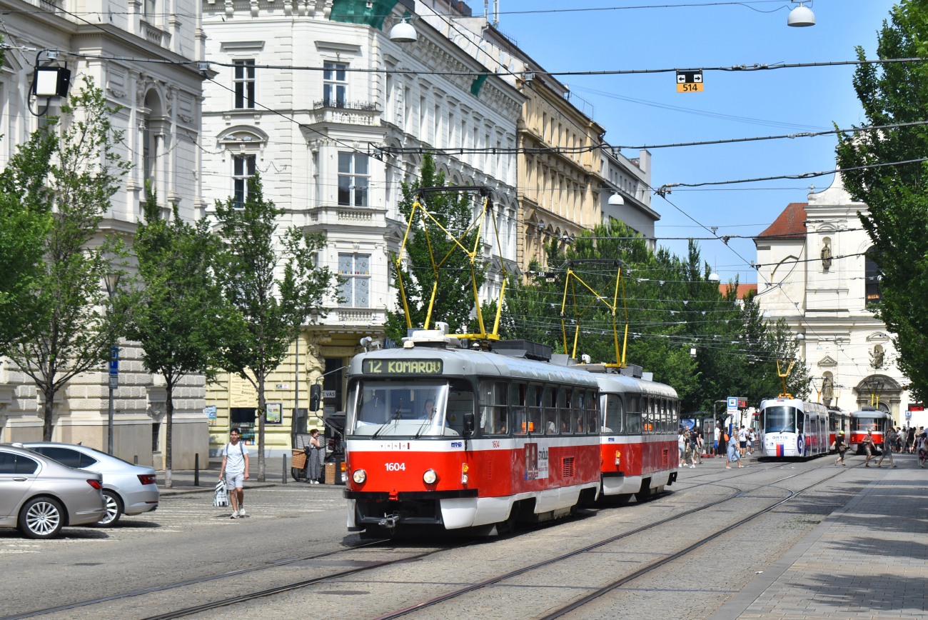 Брно, Tatra T3G № 1604
