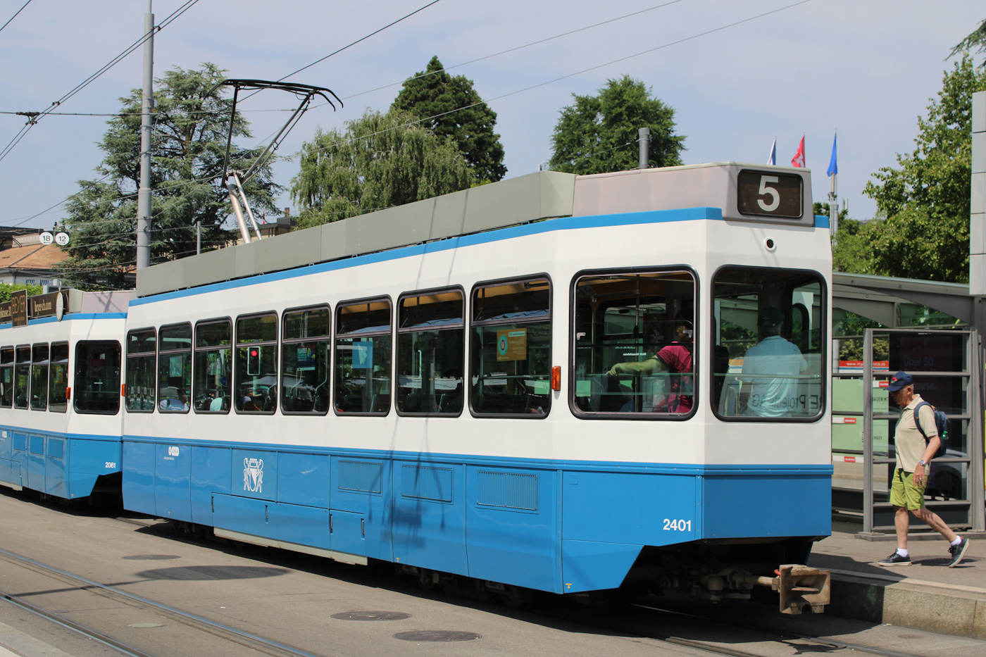 Цюрих, SWP/SIG/BBC Be 2/4 "Tram 2000 Pony" № 2401