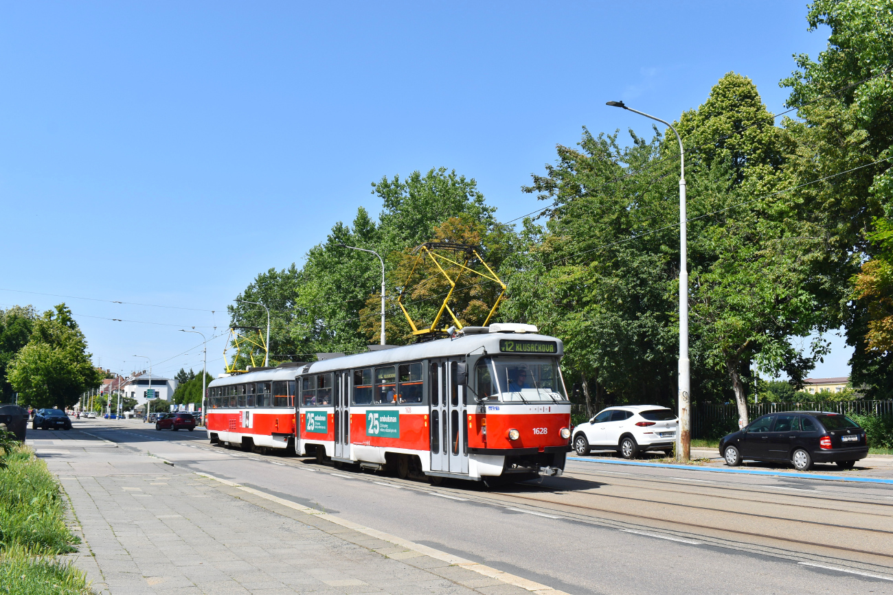 Brno, Tatra T3P № 1628