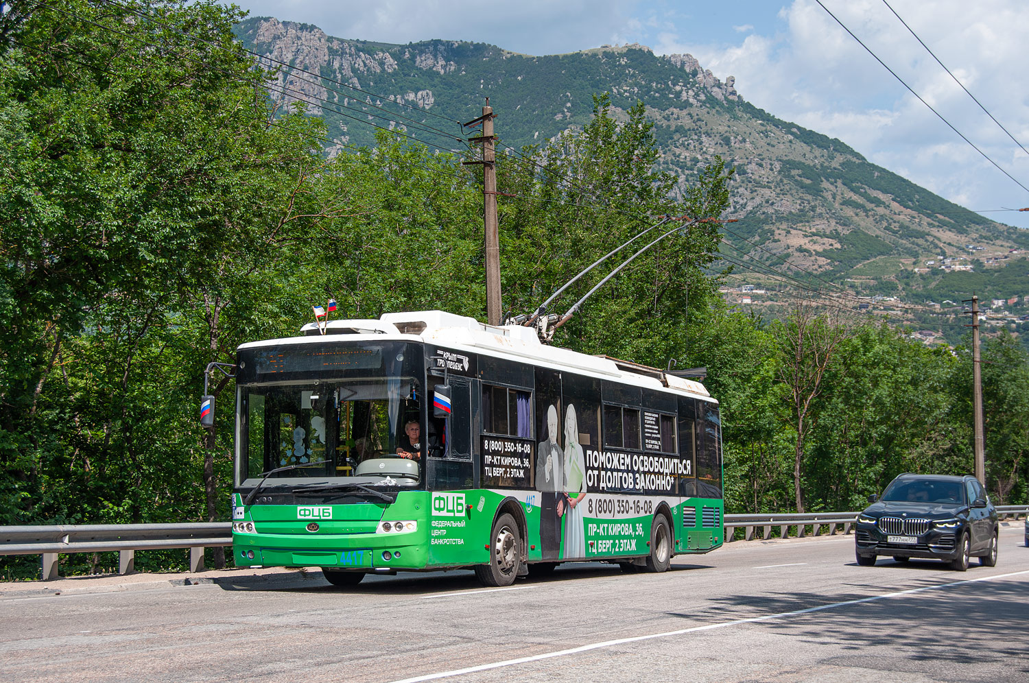 Крымский троллейбус, Богдан Т70115 № 4417