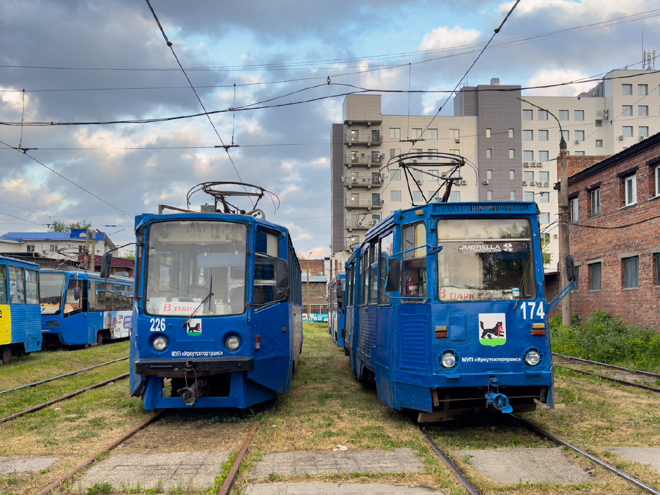 Irkutszk, 71-617 — 226; Irkutszk, 71-605 (KTM-5M3) — 174